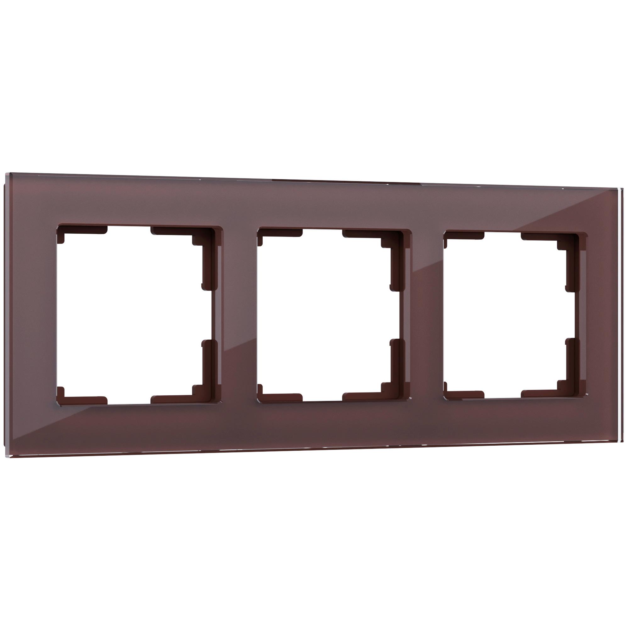 Рамка на 3 поста мокко Werkel W0031118