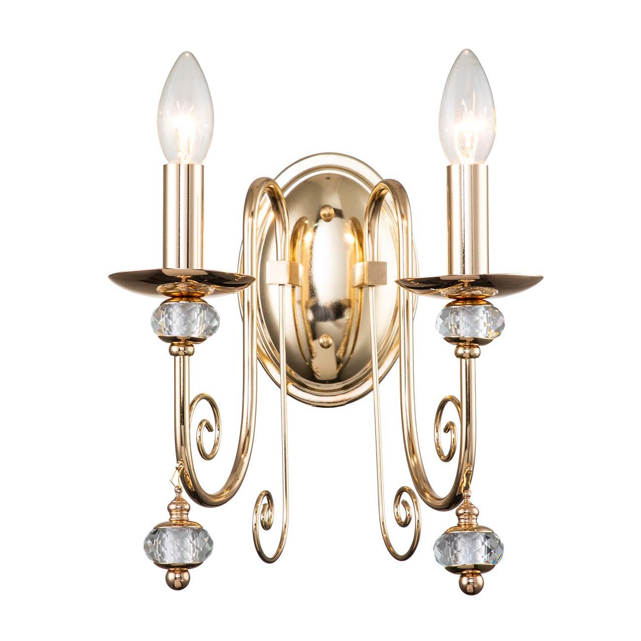 Настенный светильник Escada Shine 678/2A Gold