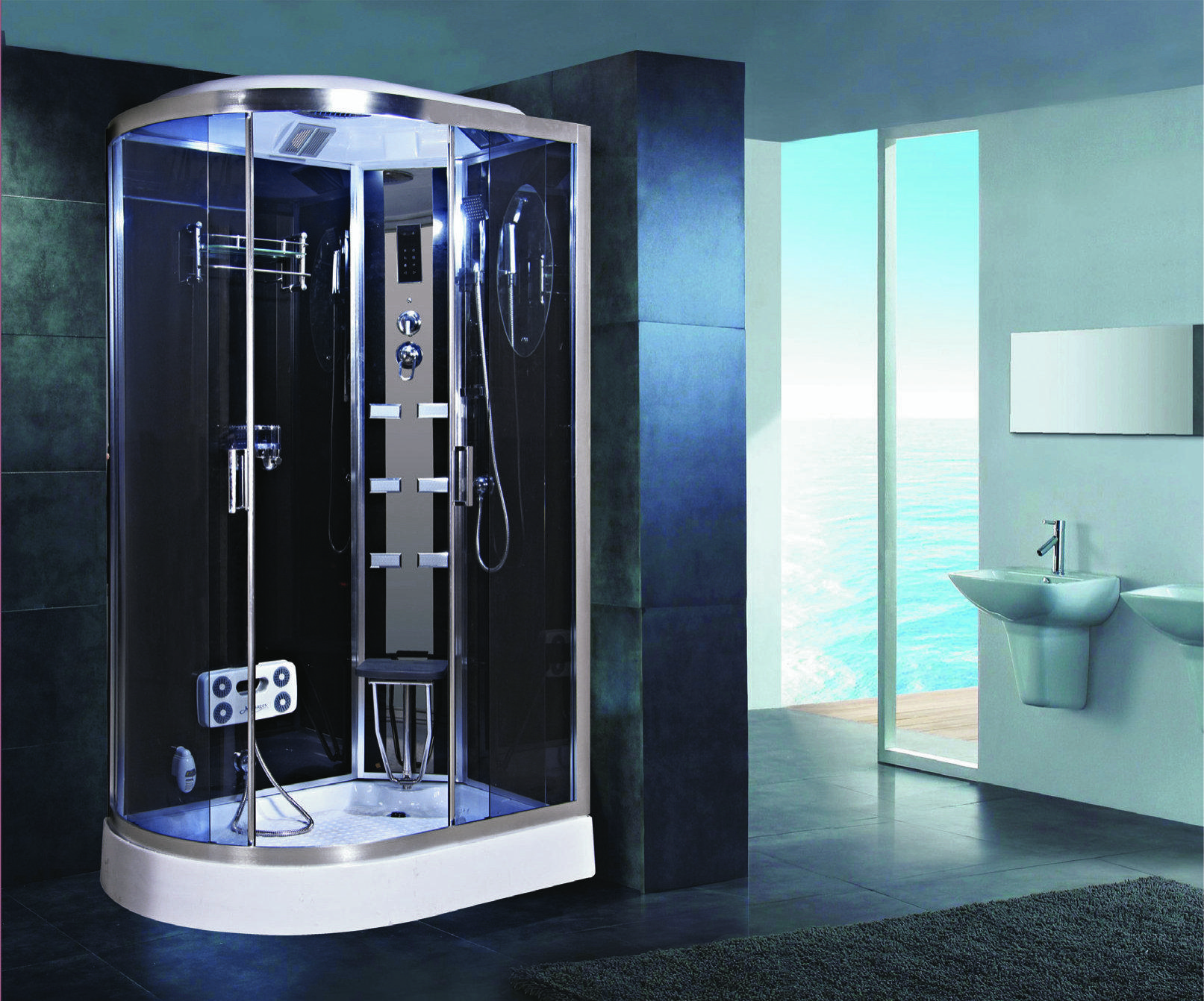 Душевая кабина Niagara Ultra 9030135R 120х80 низкий поддон (5 мест)