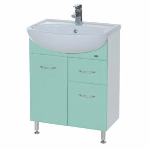 Тумба Bellezza Уют-60 салатовая с 1 ящиком