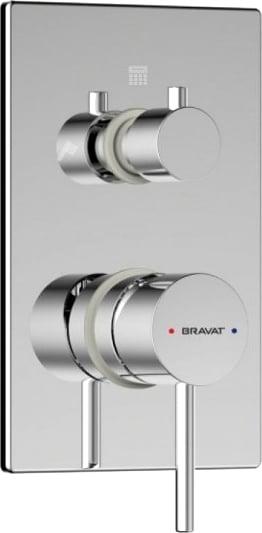Смеситель для ванны с душем Bravat Arc P69193C-2-ENG хром