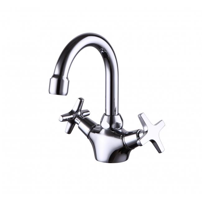 Смеситель для раковины (умывальника) Kaiser Crystal 28111 хром