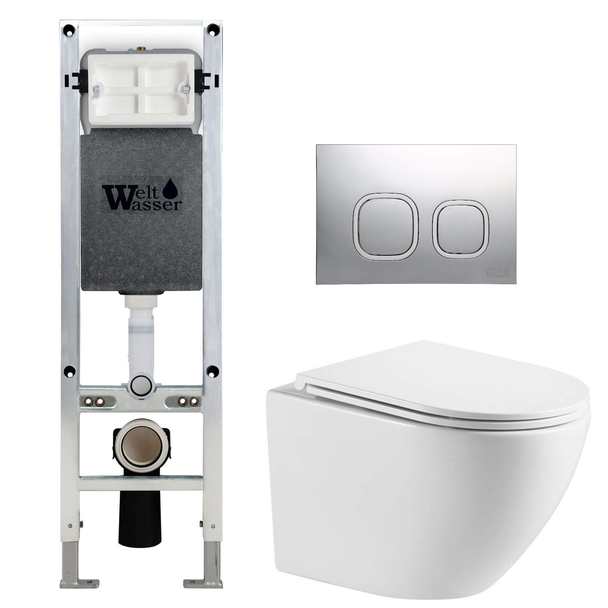 Комплект WeltWasser 10000010890 Merzbach 041 XL GL-WT + Amberg 350 ST + Amberg RD-MT CR