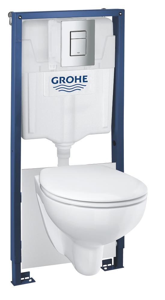 Унитаз с инсталляцией Grohe Solido Compact 39586000