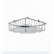 Полка настенная угловая Kaiser KH-5010 Chrome