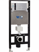Инсталляция для подвесного унитаза WeltWasser WW Amberg 506 MT-CR 10000008228 матовый хром кнопка