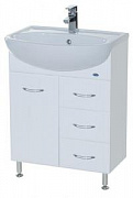 Тумба Bellezza Уют-60 белая с 3 ящиками