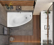 Акриловая ванна VAGNERPLAST AVONA 150 left